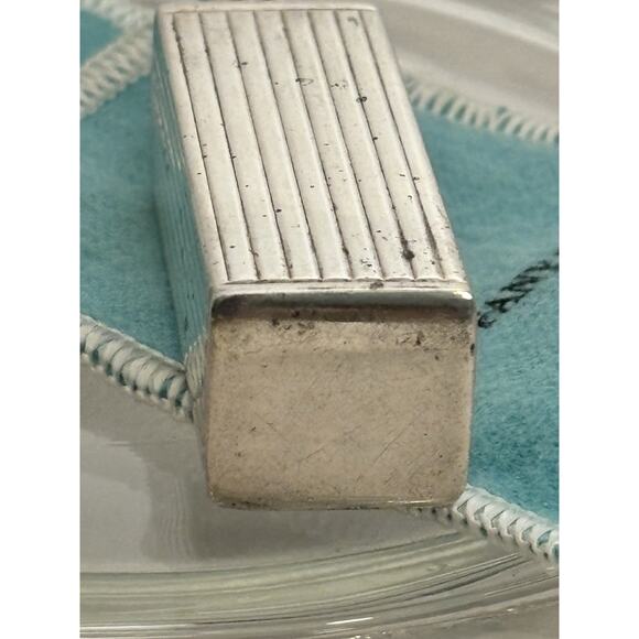 VINTAGE TIFFANY & CO. STERLING TRAVEL MINI PERFUME BOTTLE w/POUCH - Picture 7 of 8